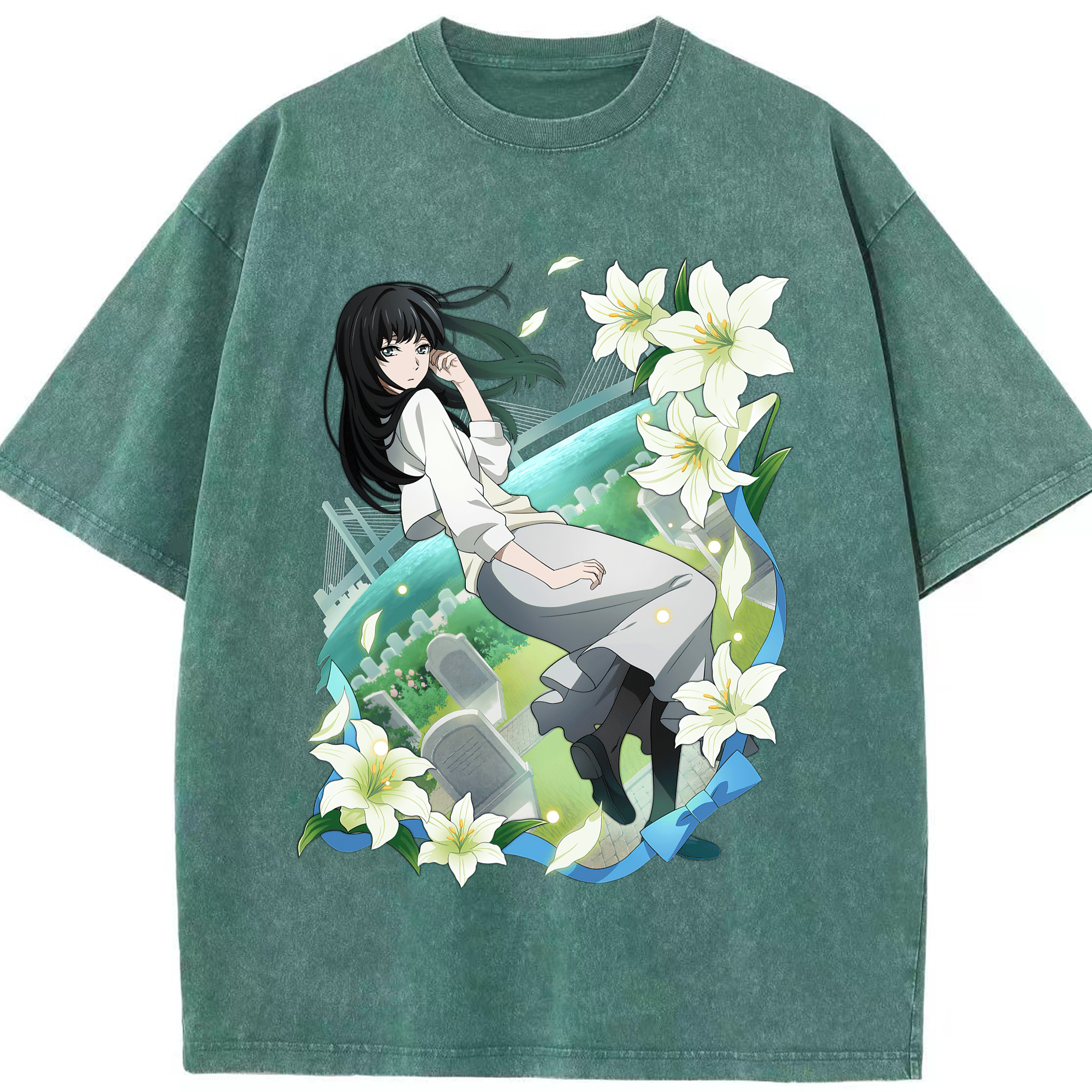 （画像用） 文豪ストレイドッグス Bungo Stray Dogs 綿100% ヴィンテージ風 半袖Tシャツ（フロントプリント）